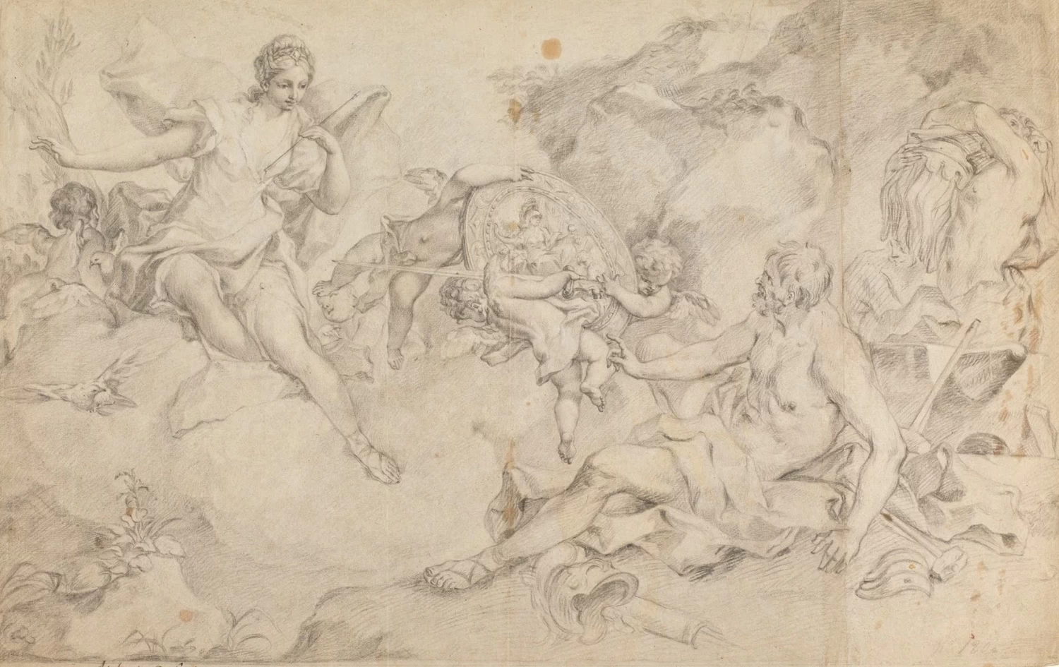 Venere nella fuciana di Vulcano